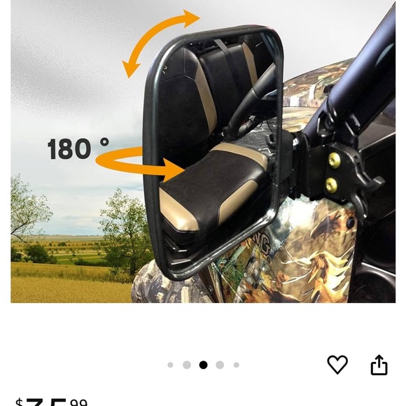 Side mirrors for Polaris ranger. I forgot ours is a 2025 and ordered 2024. - Picture 10 of 10